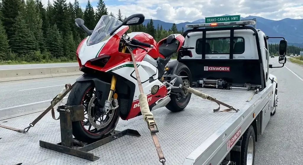 Orleans motorcycle tow truck service